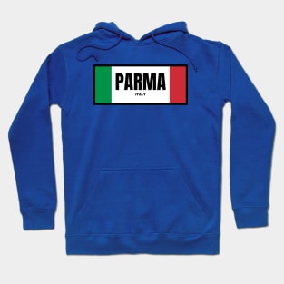 Parma City in Italian Flag Colors Hoodie